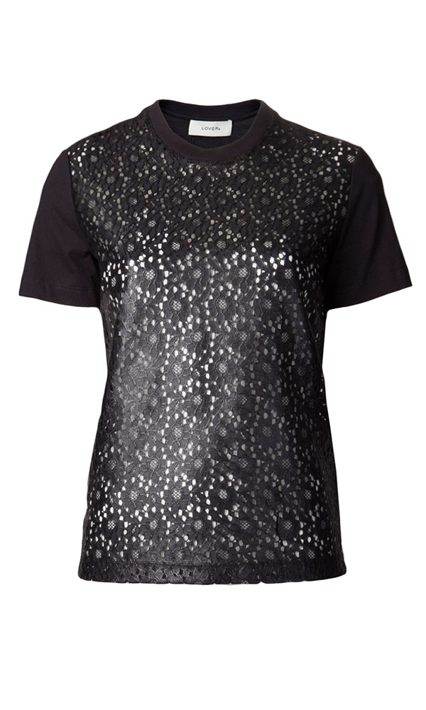 Leather Tee Shirt View 3